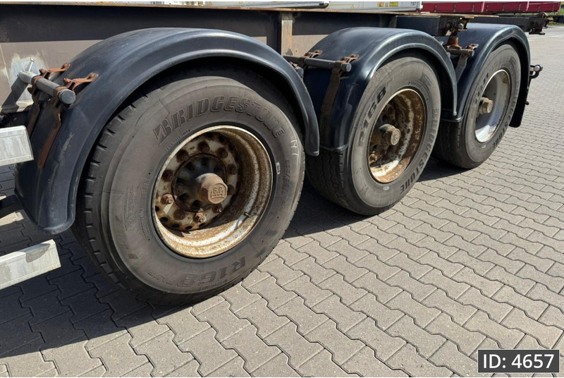 Container/ Wechselfahrgestell Auflieger DESOT 3AT / 20-30 ft / BPW: das Bild 7
