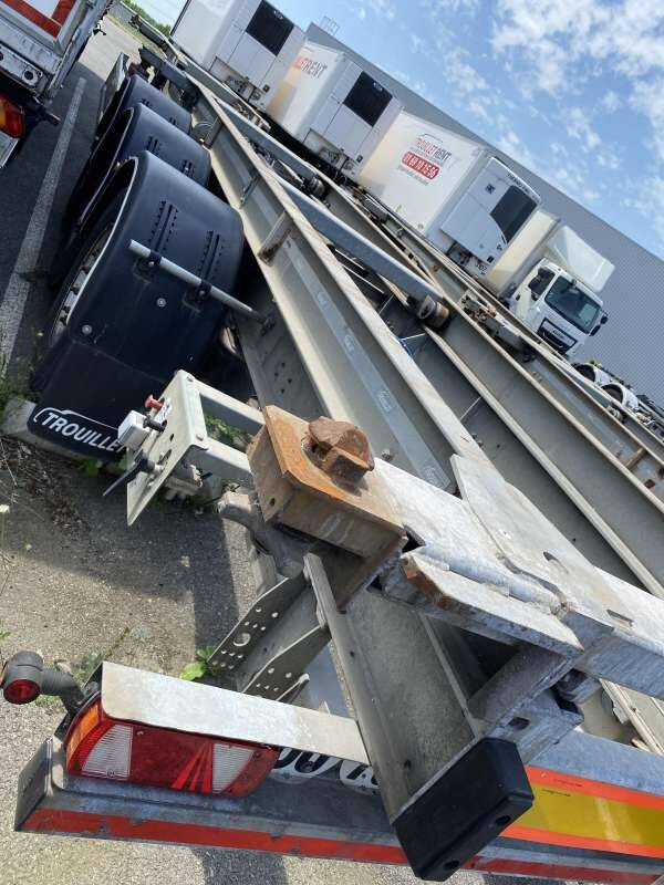 Container/ Wechselfahrgestell Auflieger Semi-remorque 3 Essieux 38 TONNES CHARIOT COULISSANT: das Bild 6 Container/ Wechselfahrgestell Auflieger Semi-remorque 3 Essieux 38 TONNES CHARIOT COULISSANT: das Bild 6