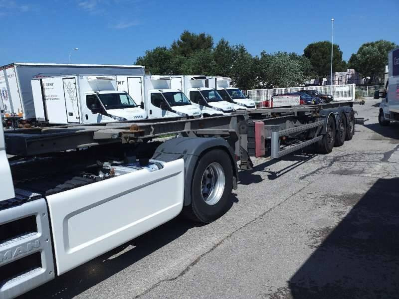 Semi-remorque 3 Essieux 38 TONNES CHARIOT COULISSANT - Container/ Wechselfahrgestell Auflieger: das Bild 4 Semi-remorque 3 Essieux 38 TONNES CHARIOT COULISSANT - Container/ Wechselfahrgestell Auflieger: das Bild 4