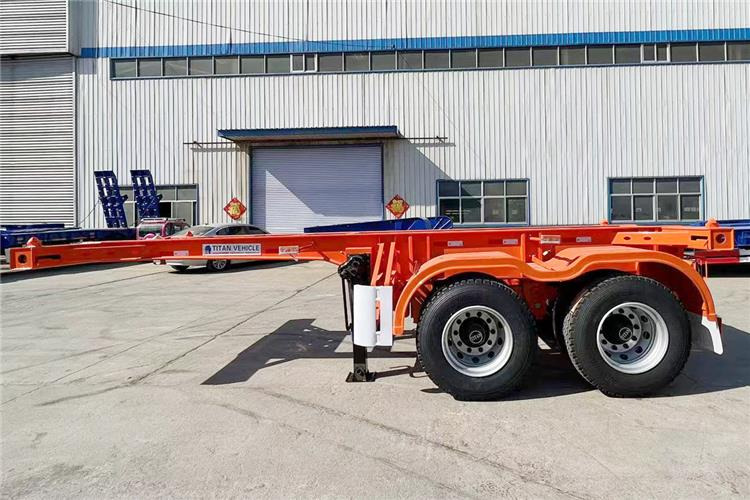 TITAN 2 Axle 20ft Container Chassis Trailer for Sale In Jamaica - Fahrgestell Auflieger: das Bild 3 TITAN 2 Axle 20ft Container Chassis Trailer for Sale In Jamaica - Fahrgestell Auflieger: das Bild 3