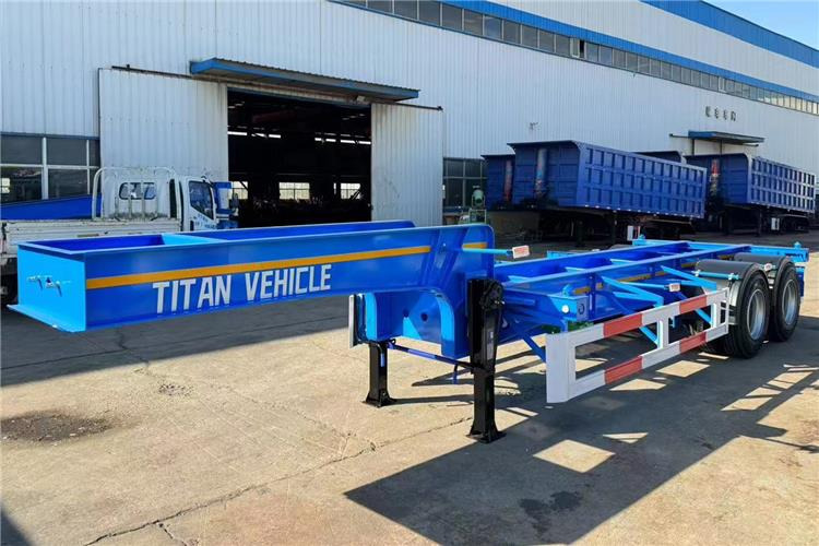 TITAN 2 Axle 20ft ISO Tank Chassis Trailer for Sale In Papua New Guinea - Fahrgestell Auflieger: das Bild 1 TITAN 2 Axle 20ft ISO Tank Chassis Trailer for Sale In Papua New Guinea - Fahrgestell Auflieger: das Bild 1
