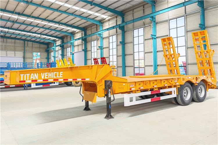 TITAN 2 Axle Low Loader Truck Trailer for Sale In Uganda - Tieflader Auflieger: das Bild 4 TITAN 2 Axle Low Loader Truck Trailer for Sale In Uganda - Tieflader Auflieger: das Bild 4