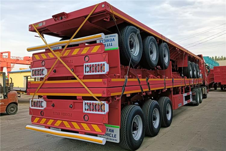 TITAN 2025 New China Flatbed Trailer with Single Tires In Kenya - Fahrgestell Auflieger: das Bild 5 TITAN 2025 New China Flatbed Trailer with Single Tires In Kenya - Fahrgestell Auflieger: das Bild 5