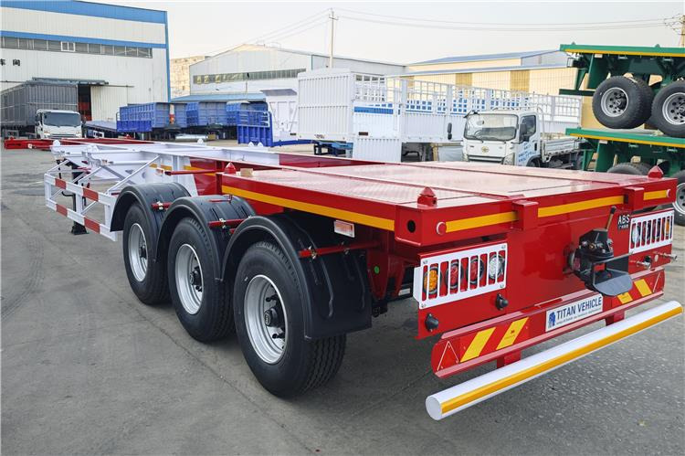 TITAN 3 Axle 40ft Container Chassis Trailer for Sale In Guam - Fahrgestell Auflieger: das Bild 3 TITAN 3 Axle 40ft Container Chassis Trailer for Sale In Guam - Fahrgestell Auflieger: das Bild 3