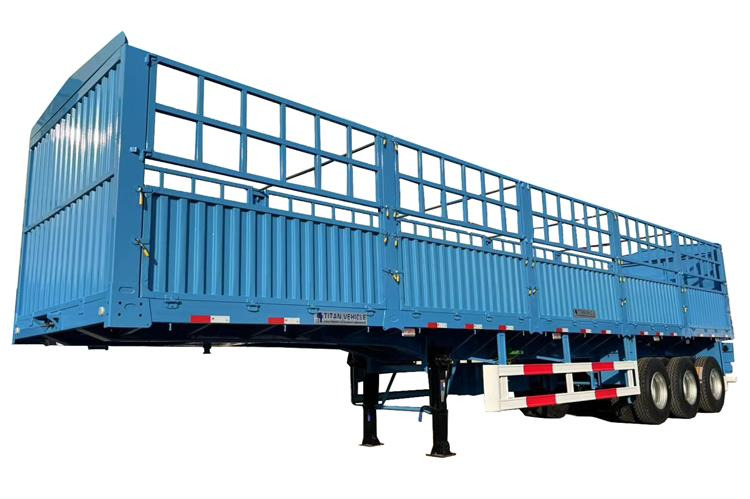 TITAN 3 Axle 60 Ton Cargo Semi Trailer for Sale In Sudan - Tiertransporter Auflieger: das Bild 5 TITAN 3 Axle 60 Ton Cargo Semi Trailer for Sale In Sudan - Tiertransporter Auflieger: das Bild 5