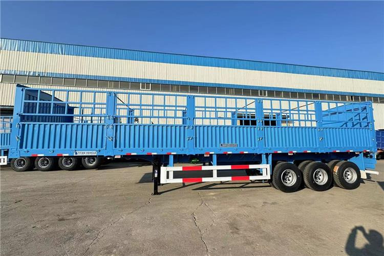 TITAN 3 Axle 60 Ton Cargo Semi Trailer for Sale In Sudan - Tiertransporter Auflieger: das Bild 4 TITAN 3 Axle 60 Ton Cargo Semi Trailer for Sale In Sudan - Tiertransporter Auflieger: das Bild 4