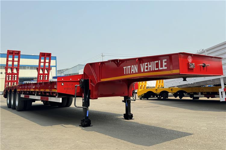 TITAN 3 Axle 60 Ton Truck Lowbed Trailer for Sale In Kenya - Tieflader Auflieger: das Bild 1 TITAN 3 Axle 60 Ton Truck Lowbed Trailer for Sale In Kenya - Tieflader Auflieger: das Bild 1