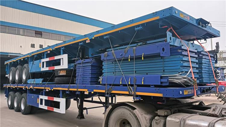 TITAN 3 Axle Flatbed Trailer will be ship to Zambia - Pritschenauflieger/ Plattformauflieger: das Bild 2 TITAN 3 Axle Flatbed Trailer will be ship to Zambia - Pritschenauflieger/ Plattformauflieger: das Bild 2