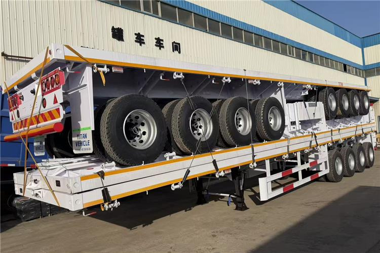 TITAN 4 Axle Flatbed Trailer for Sale In Saudi Arabia - Pritschenauflieger/ Plattformauflieger: das Bild 3 TITAN 4 Axle Flatbed Trailer for Sale In Saudi Arabia - Pritschenauflieger/ Plattformauflieger: das Bild 3