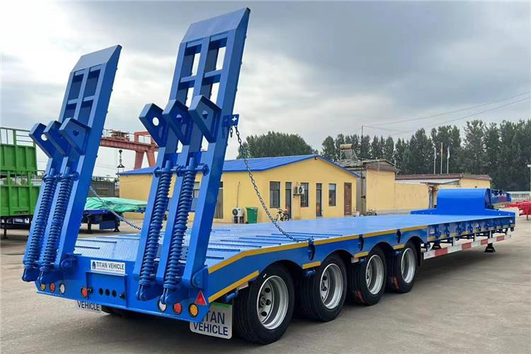TITAN 4 Axle Low Bed Truck Trailer for Sale In Philippines - Tieflader Auflieger: das Bild 2 TITAN 4 Axle Low Bed Truck Trailer for Sale In Philippines - Tieflader Auflieger: das Bild 2