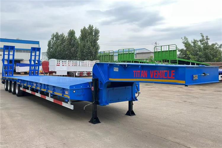 TITAN 4 Axle Low Bed Truck Trailer for Sale In Philippines - Tieflader Auflieger: das Bild 1 TITAN 4 Axle Low Bed Truck Trailer for Sale In Philippines - Tieflader Auflieger: das Bild 1