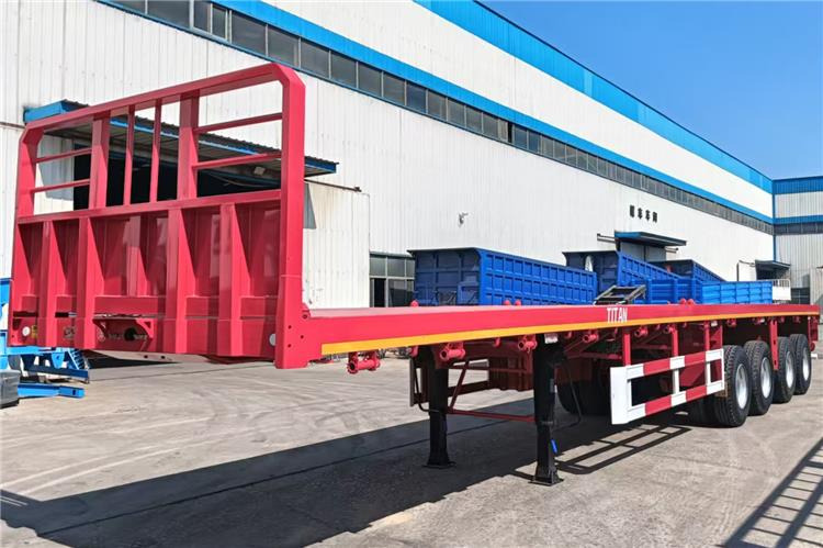 TITAN 4 Axle Shipping Container Flatbed Trailer For Sale In Lagos - Container/ Wechselfahrgestell Auflieger: das Bild 1 TITAN 4 Axle Shipping Container Flatbed Trailer For Sale In Lagos - Container/ Wechselfahrgestell Auflieger: das Bild 1