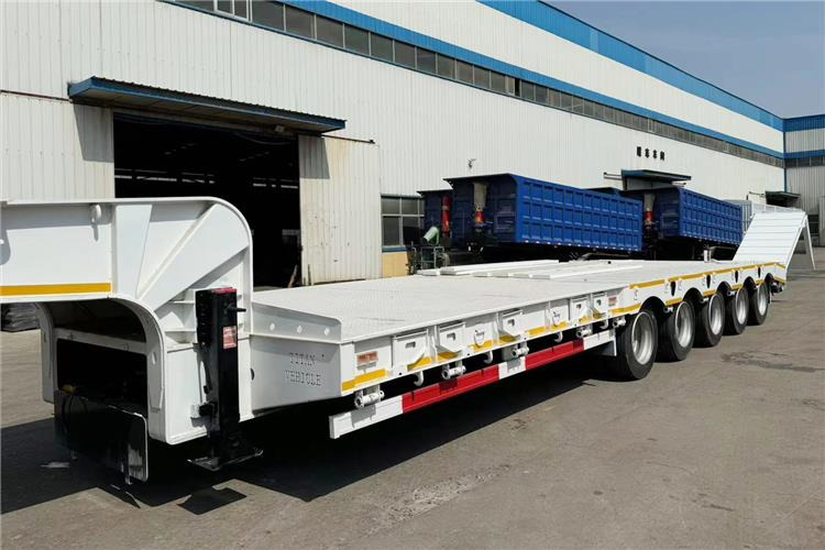 TITAN 5 Axle 100 Ton Low Bed Trailer for Sale In Tanzania - Tieflader Auflieger: das Bild 4 TITAN 5 Axle 100 Ton Low Bed Trailer for Sale In Tanzania - Tieflader Auflieger: das Bild 4