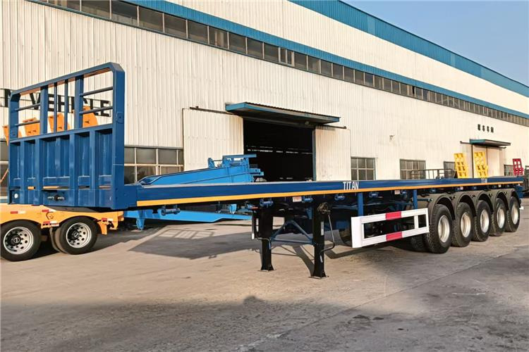 TITAN 5 Axle Flatbed Semi Trailer for Sale In Aruba - Pritschenauflieger/ Plattformauflieger: das Bild 3 TITAN 5 Axle Flatbed Semi Trailer for Sale In Aruba - Pritschenauflieger/ Plattformauflieger: das Bild 3