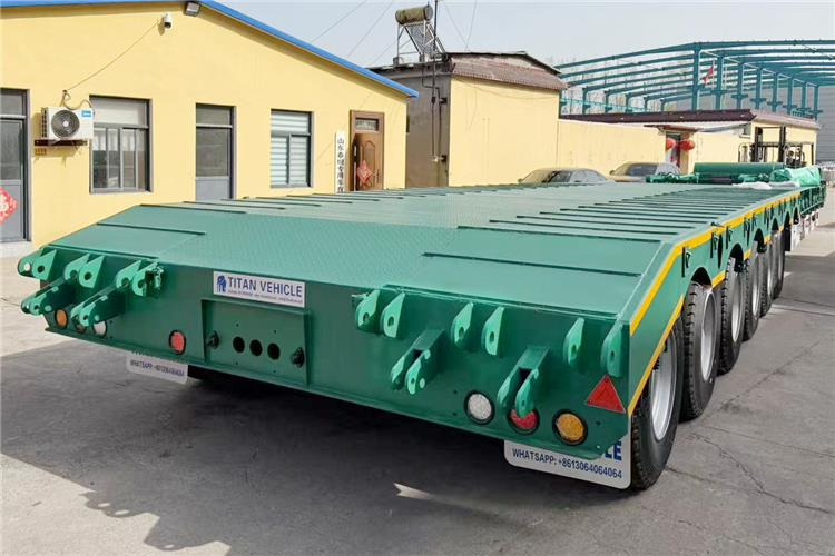 TITAN 6 Axle 80 Ton Low Loader Semi Trailer for Sale In Zambia - Tieflader Auflieger: das Bild 3 TITAN 6 Axle 80 Ton Low Loader Semi Trailer for Sale In Zambia - Tieflader Auflieger: das Bild 3