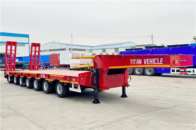 TITAN 7 Axle 120 Ton Lowbed Trailer for Sale In Saudi Arabia - Tieflader Auflieger: das Bild 1 TITAN 7 Axle 120 Ton Lowbed Trailer for Sale In Saudi Arabia - Tieflader Auflieger: das Bild 1