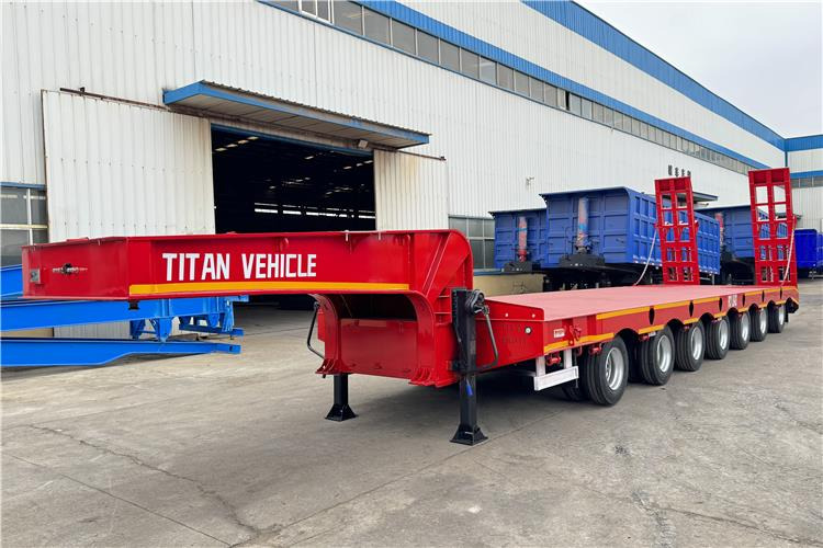 TITAN 7 Axle 120 Ton Lowbed Trailer for Sale In Saudi Arabia - Tieflader Auflieger: das Bild 3 TITAN 7 Axle 120 Ton Lowbed Trailer for Sale In Saudi Arabia - Tieflader Auflieger: das Bild 3