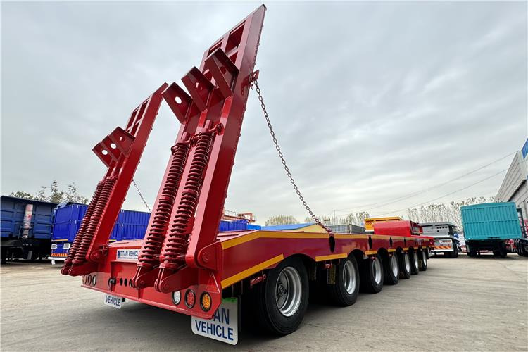 TITAN 7 Axle 120 Ton Lowbed Trailer for Sale In Saudi Arabia - Tieflader Auflieger: das Bild 2 TITAN 7 Axle 120 Ton Lowbed Trailer for Sale In Saudi Arabia - Tieflader Auflieger: das Bild 2