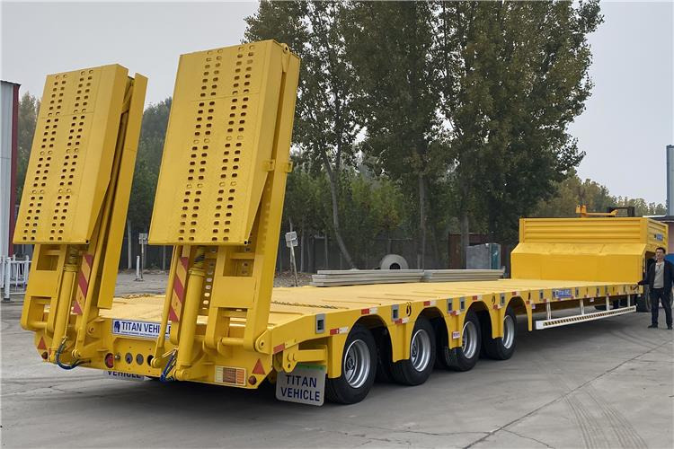 TITAN Heavy Duty 4 Low Bed Trailer for Sale Price In Guinea - Tieflader Auflieger: das Bild 5 TITAN Heavy Duty 4 Low Bed Trailer for Sale Price In Guinea - Tieflader Auflieger: das Bild 5
