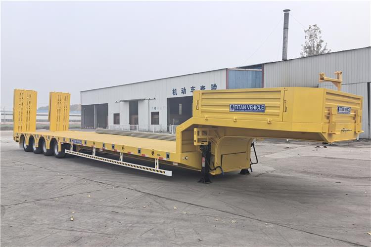 TITAN Heavy Duty 4 Low Bed Trailer for Sale Price In Guinea - Tieflader Auflieger: das Bild 1 TITAN Heavy Duty 4 Low Bed Trailer for Sale Price In Guinea - Tieflader Auflieger: das Bild 1
