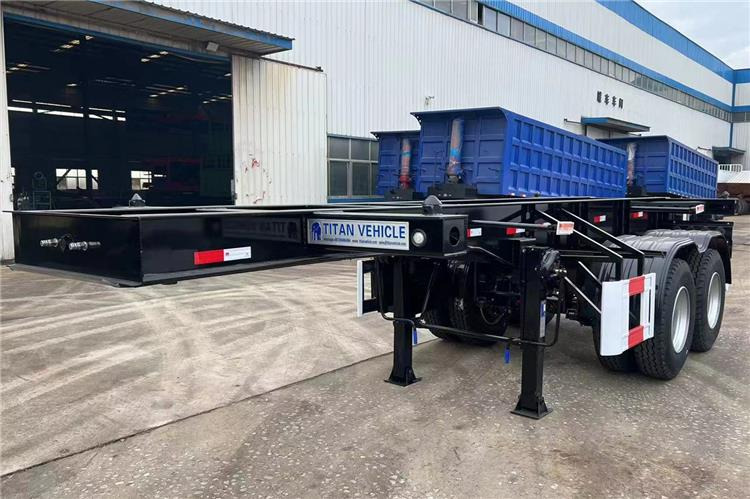 TITAN In Stock 20 ft Shipping Container Trailer for Sale In Ghana - Fahrgestell Auflieger: das Bild 1 TITAN In Stock 20 ft Shipping Container Trailer for Sale In Ghana - Fahrgestell Auflieger: das Bild 1