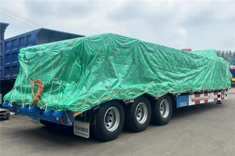 TITAN Tri Axle 80 Ton Low Loader Semi Trailer for Sale In Benin - Tieflader Auflieger: das Bild 5 TITAN Tri Axle 80 Ton Low Loader Semi Trailer for Sale In Benin - Tieflader Auflieger: das Bild 5