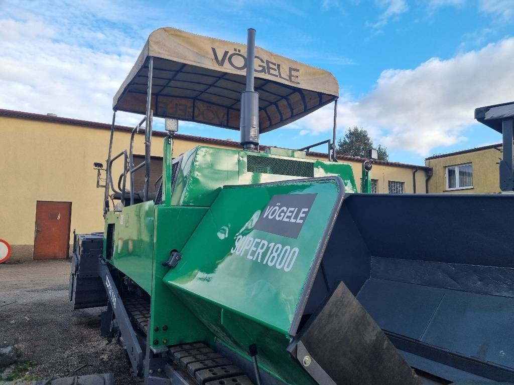 Vögele super 1800 - Asphaltfertiger/ Straßenfertiger: das Bild 1 Vögele super 1800 - Asphaltfertiger/ Straßenfertiger: das Bild 1