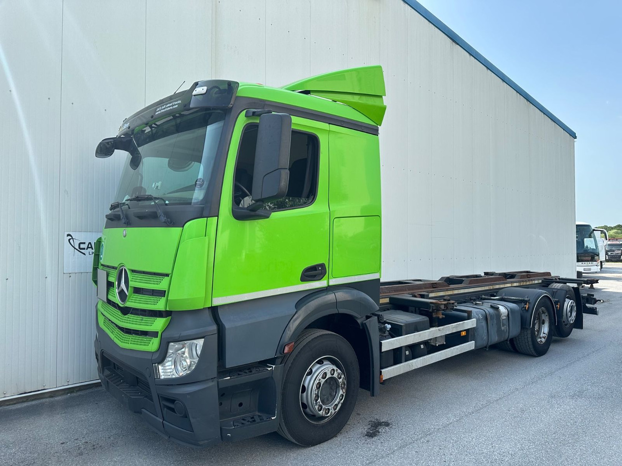 Mercedes-Benz Actros 2748 Wiesel Mafi Telberg - Containerwagen/ Wechselfahrgestell LKW, Autokran: das Bild 1 Mercedes-Benz Actros 2748 Wiesel Mafi Telberg - Containerwagen/ Wechselfahrgestell LKW, Autokran: das Bild 1