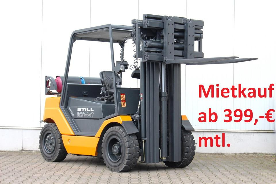 STILL R70-40T Gas Triplex 4t Klammergabel - Treibgasstapler: das Bild 1 STILL R70-40T Gas Triplex 4t Klammergabel - Treibgasstapler: das Bild 1