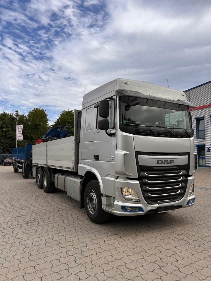 DAF XF 460 FAN + MKG + 10mtr 2to + Lenkachse + EURO 6 - Pritsche LKW, Autokran: das Bild 3 DAF XF 460 FAN + MKG + 10mtr 2to + Lenkachse + EURO 6 - Pritsche LKW, Autokran: das Bild 3