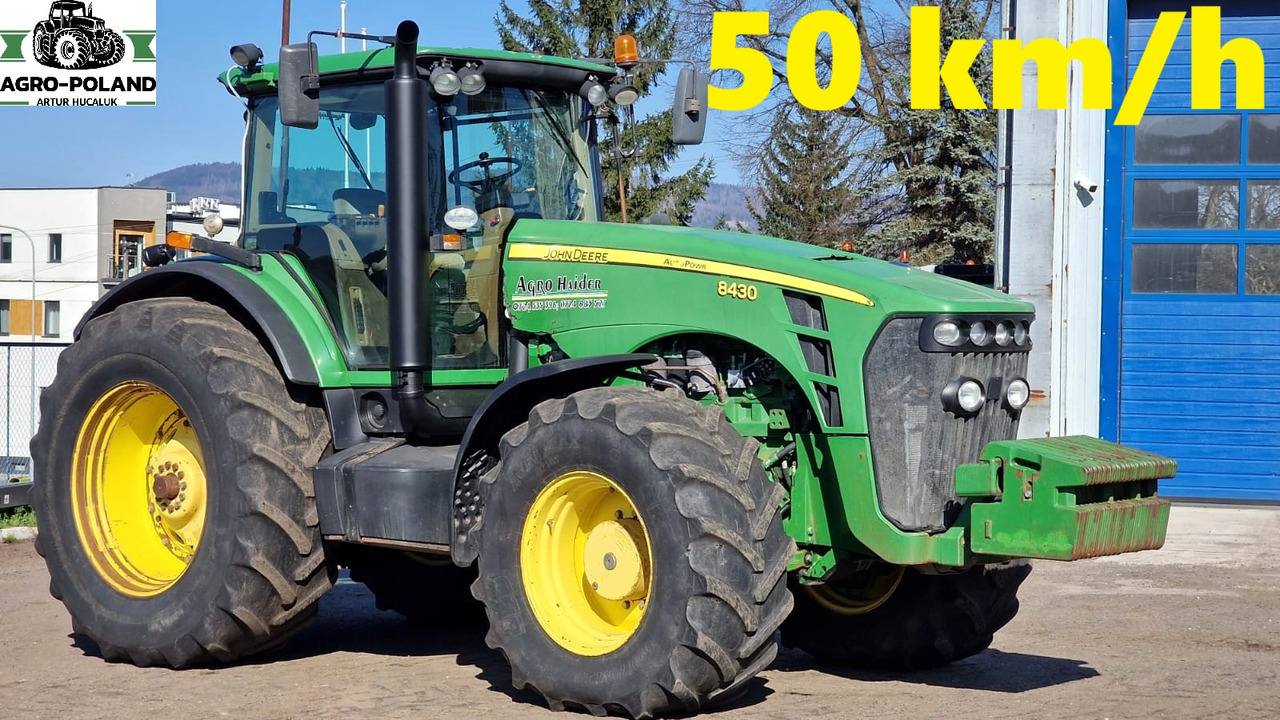 JOHN DEERE 8430 - 2008 ROK - 50 km/h - 11.206 h - Traktor: das Bild 1 JOHN DEERE 8430 - 2008 ROK - 50 km/h - 11.206 h - Traktor: das Bild 1