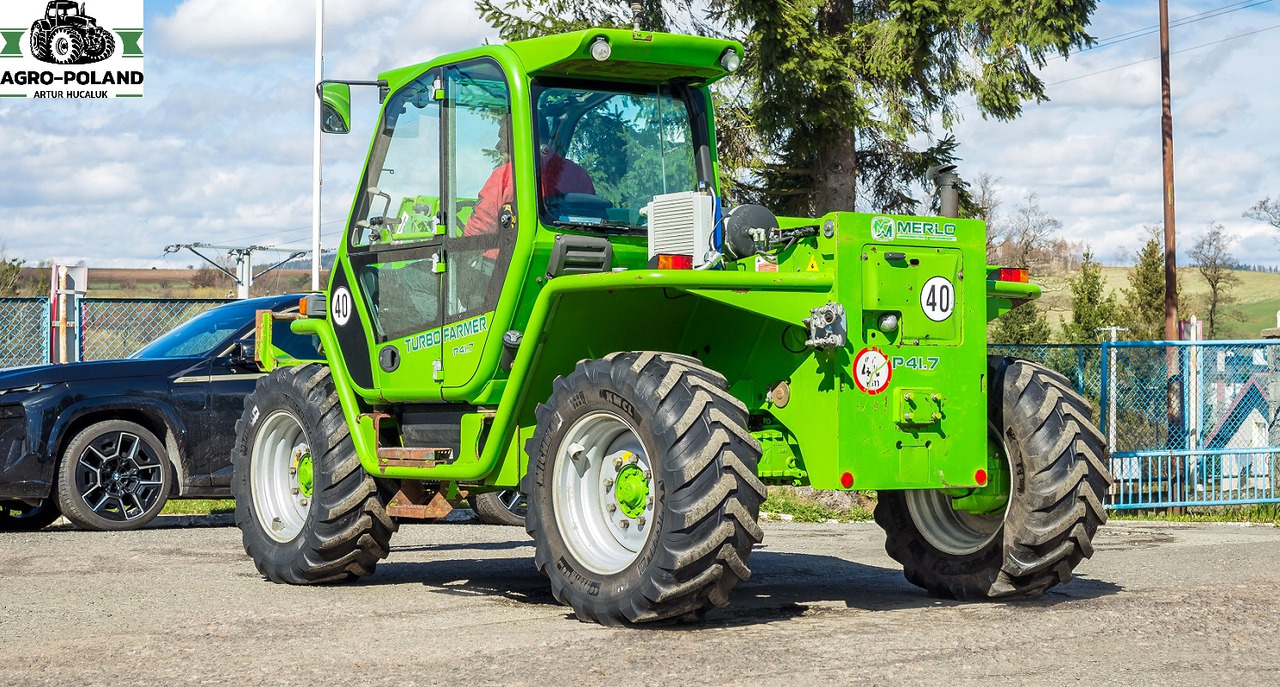 Teleskoplader MERLO P 41.7 FARMER - 2010 ROK - WAGA - ŁYŻKA 2.5 M3- WIDŁY + UKŁAD PNEUMATYCZNY: das Bild 6