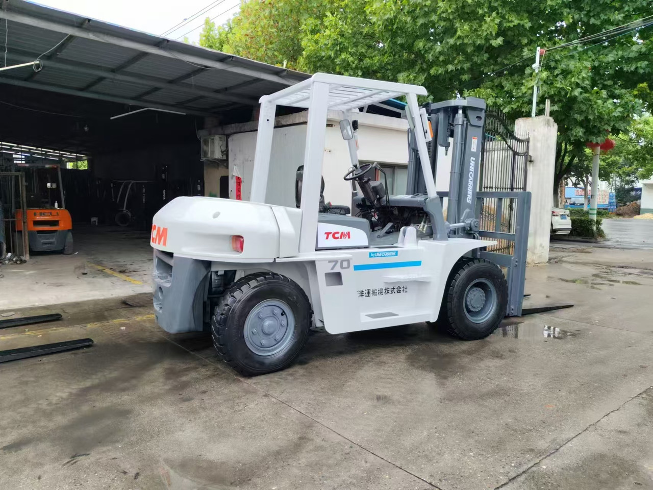 TCM FD70 japan brand 7 ton forklift used Customizable mast clamp side shift - Dieselstapler: das Bild 4 TCM FD70 japan brand 7 ton forklift used Customizable mast clamp side shift - Dieselstapler: das Bild 4