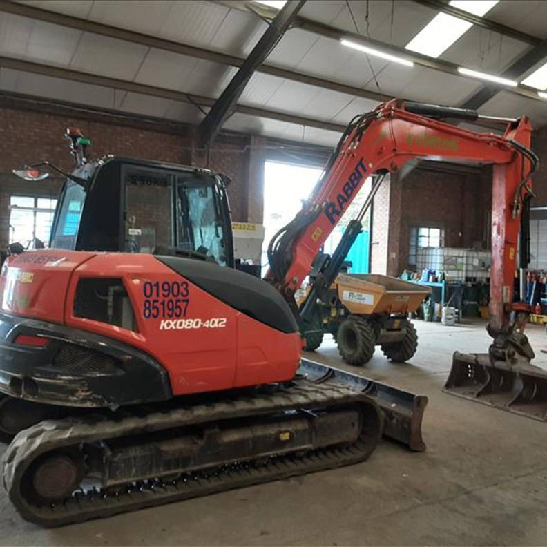 Kubota KX080-4a2 - Minibagger: das Bild 1 Kubota KX080-4a2 - Minibagger: das Bild 1