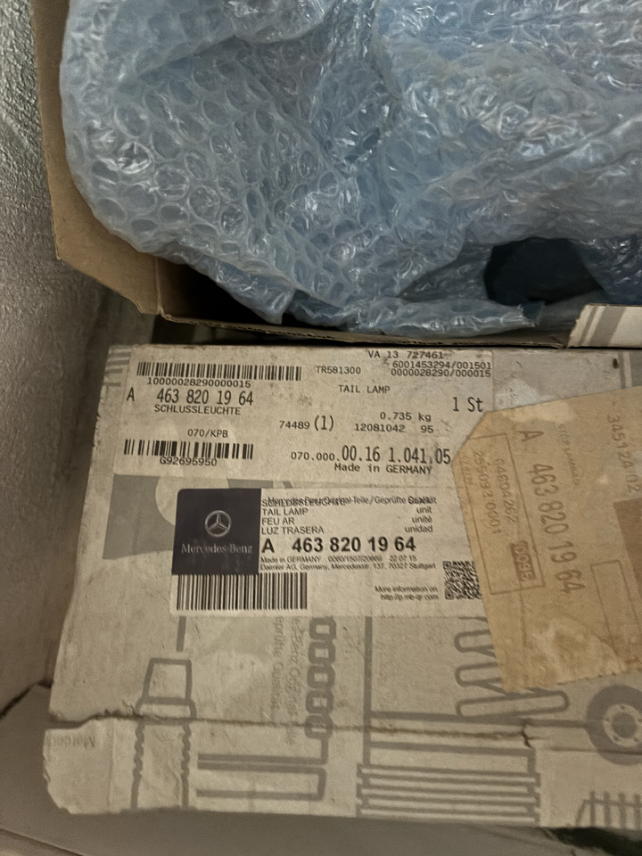 MERCEDES-BENZ G W463 G SERIES TAIL LIGHT - Heckleuchte: das Bild 4 MERCEDES-BENZ G W463 G SERIES TAIL LIGHT - Heckleuchte: das Bild 4