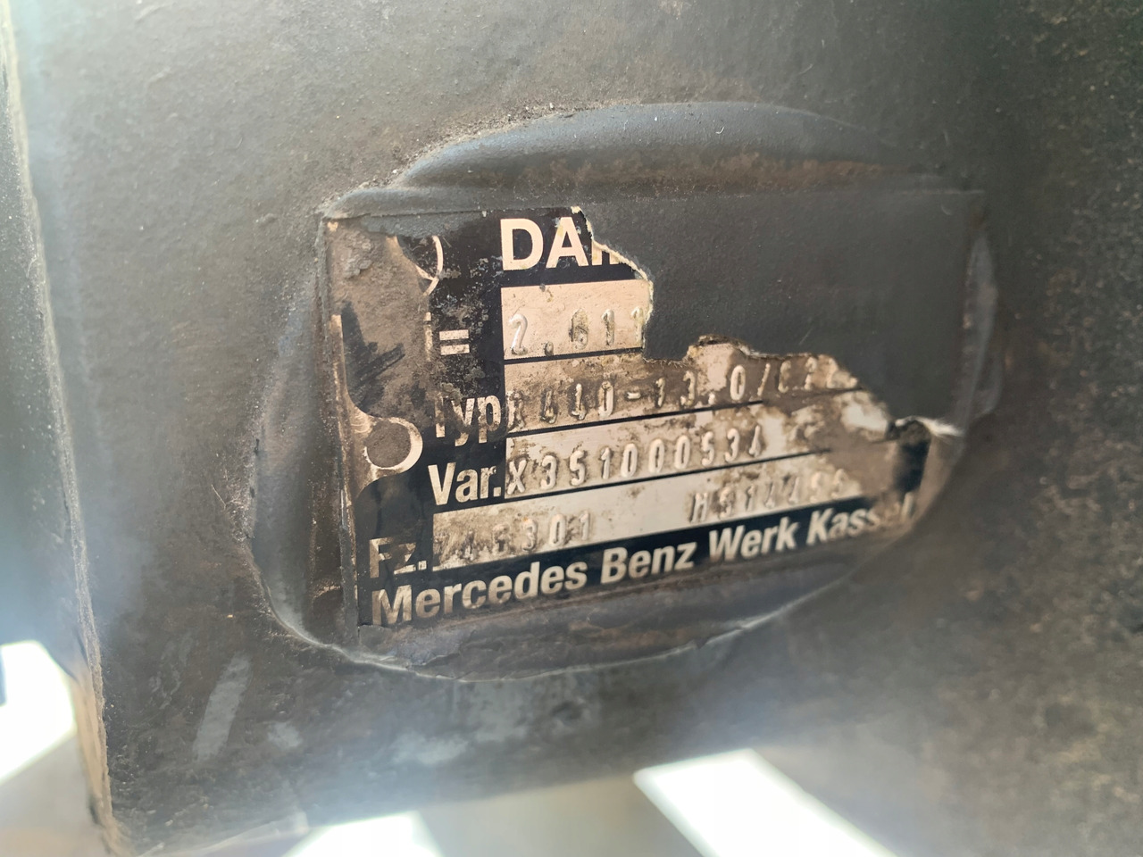 TYLNI MOST DYFER MERCEDES ACTROS MP4 R440 2,227 - Vorderachse für LKW: das Bild 3 TYLNI MOST DYFER MERCEDES ACTROS MP4 R440 2,227 - Vorderachse für LKW: das Bild 3