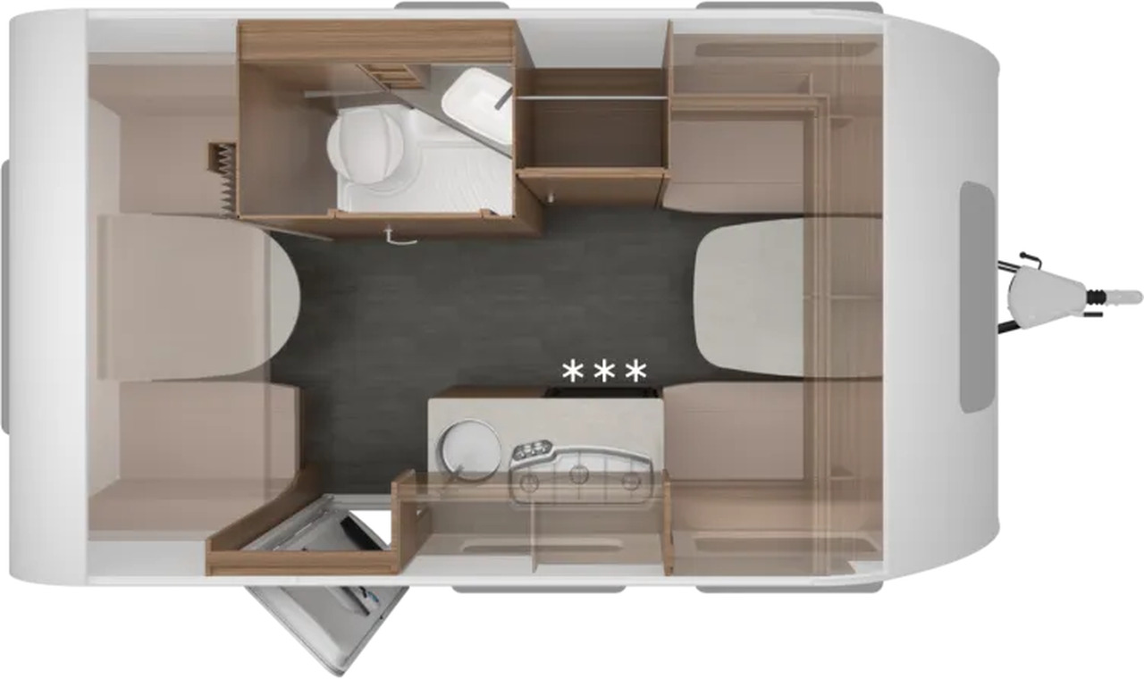 Wohnwagen Knaus Sport 400 LK - Wohnwagen: das Bild 2 Wohnwagen Knaus Sport 400 LK - Wohnwagen: das Bild 2