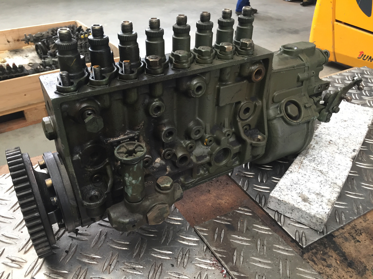 Kraftstoffpumpe für LKW Gebrauchte Einspritzpumpe MB 1729 SK OM 442, 290 PS, Bosch - Nr. : 0401 848 805: das Bild 10 Kraftstoffpumpe für LKW Gebrauchte Einspritzpumpe MB 1729 SK OM 442, 290 PS, Bosch - Nr. : 0401 848 805: das Bild 10