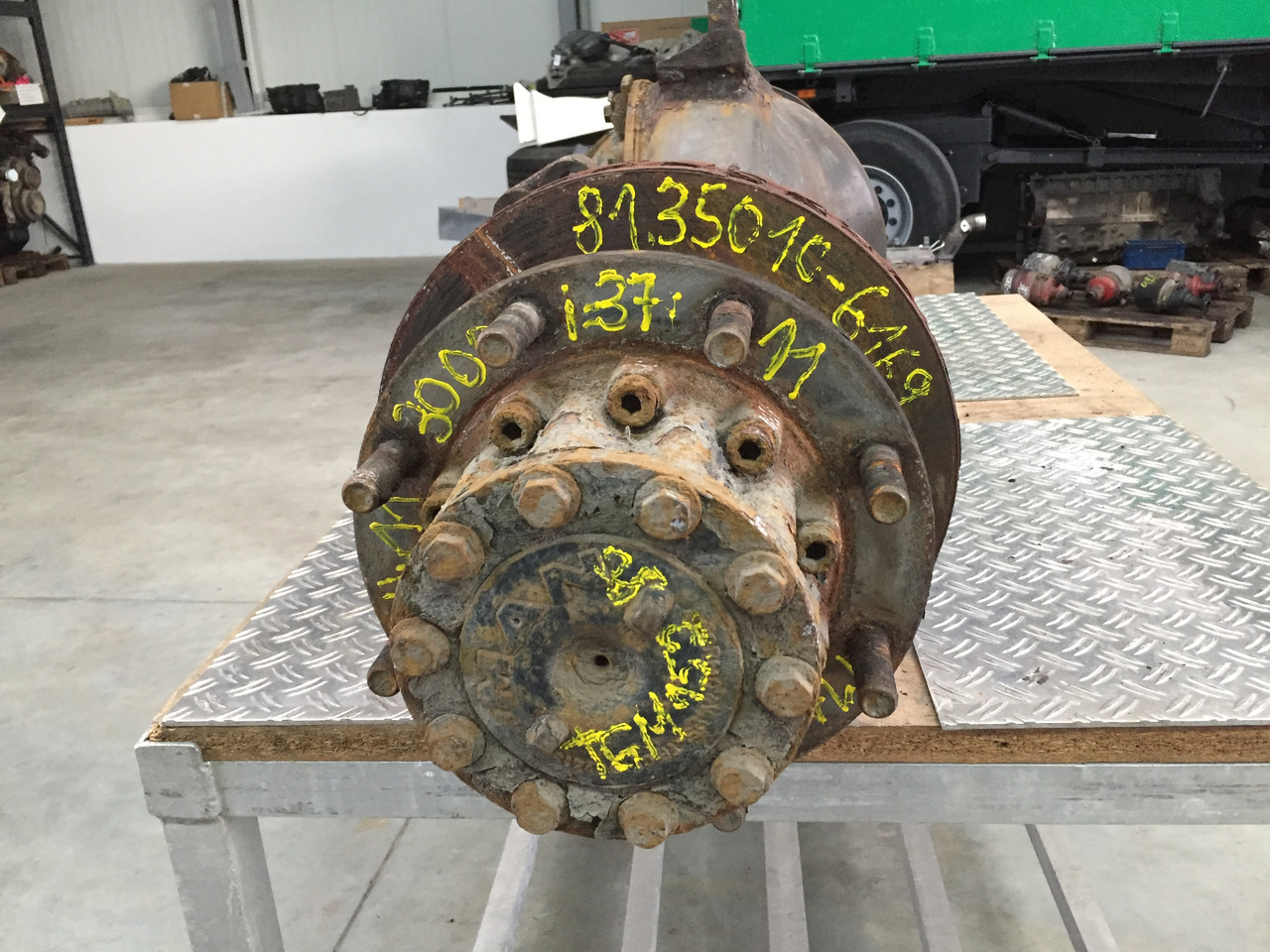 Hinterachse für LKW Gebrauchte Hinterachse MAN TGM 15.280, Typ : HY 11 3000, Artikel - Nr. : 81.35010 - 6169: das Bild 10