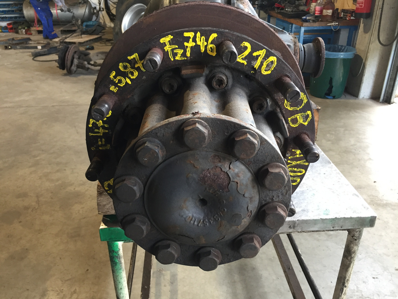 Hinterachse für LKW Gebrauchte Hinterradachse DB Axor 1824, Typ : HL6 / 1DCSL - 13, Artikel - Nr. : 99.99999 - 9999: das Bild 6