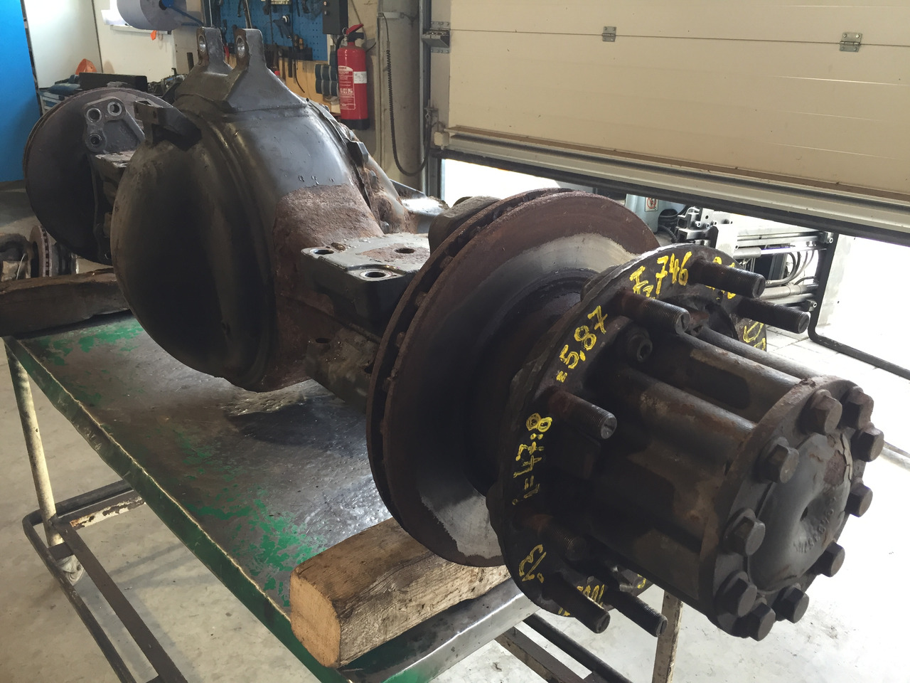 Hinterachse für LKW Gebrauchte Hinterradachse DB Axor 1824, Typ : HL6 / 1DCSL - 13, Artikel - Nr. : 99.99999 - 9999: das Bild 17