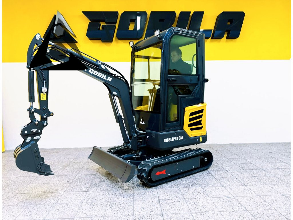 Minibagger Pásový minibagr GORILA G18SE I PRO CAB: das Bild 8 Minibagger Pásový minibagr GORILA G18SE I PRO CAB: das Bild 8