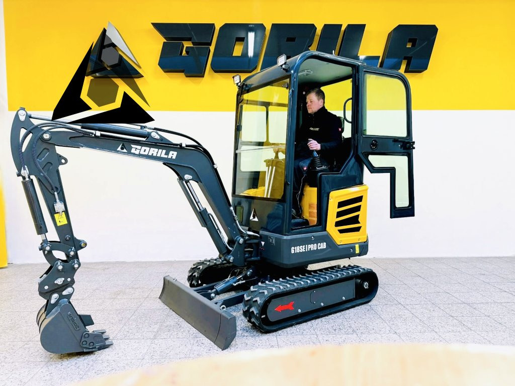 Minibagger Pásový minibagr GORILA G18SE I PRO CAB: das Bild 6 Minibagger Pásový minibagr GORILA G18SE I PRO CAB: das Bild 6