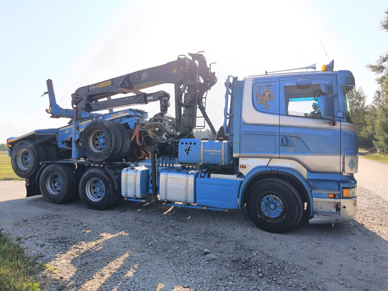 SCANIA R620 V8 - Holztransporter, Autokran: das Bild 5 SCANIA R620 V8 - Holztransporter, Autokran: das Bild 5