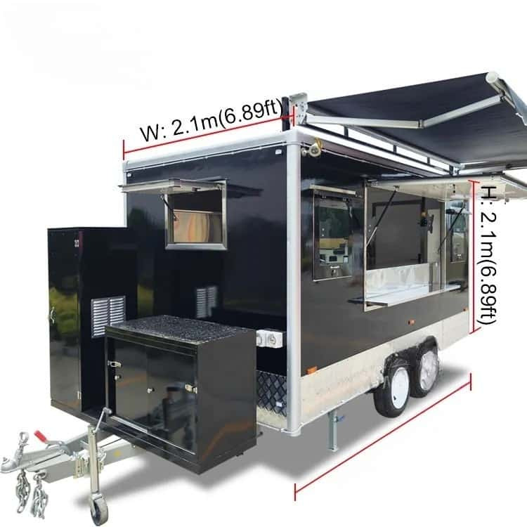 Verkaufsanhänger Für die Beförderung von Lebensmittel, Zustand - NEU Oulead 02: das Bild 6