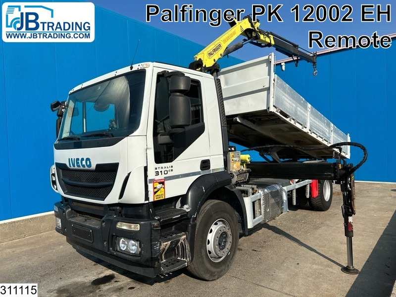 Iveco Stralis 310 EURO 6, Palfinger, Remote, Steel - Kipper, Autokran: das Bild 1 Iveco Stralis 310 EURO 6, Palfinger, Remote, Steel - Kipper, Autokran: das Bild 1
