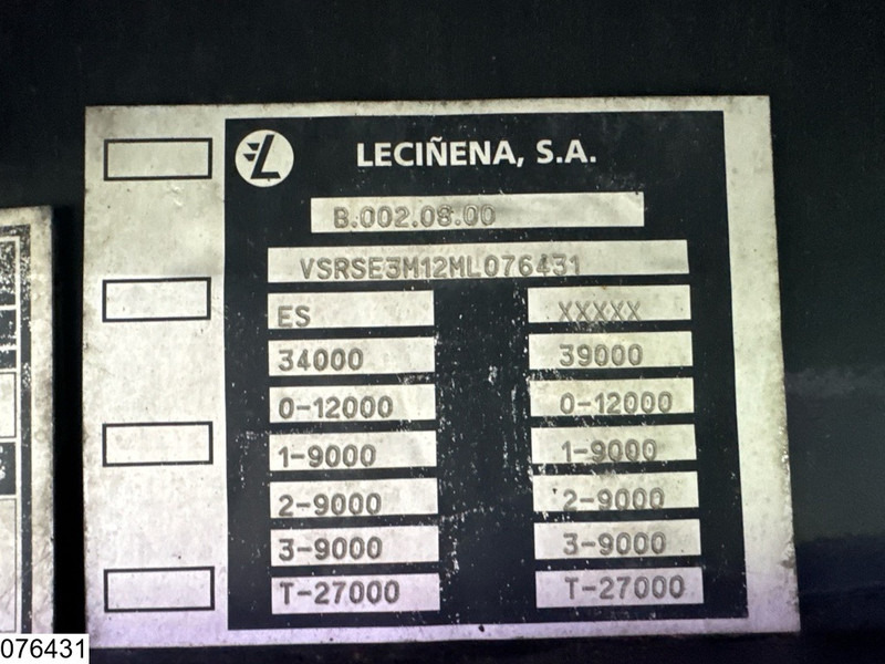 Lecinena Semie 42,000 kg, steering axle - Tieflader Auflieger: das Bild 4 Lecinena Semie 42,000 kg, steering axle - Tieflader Auflieger: das Bild 4