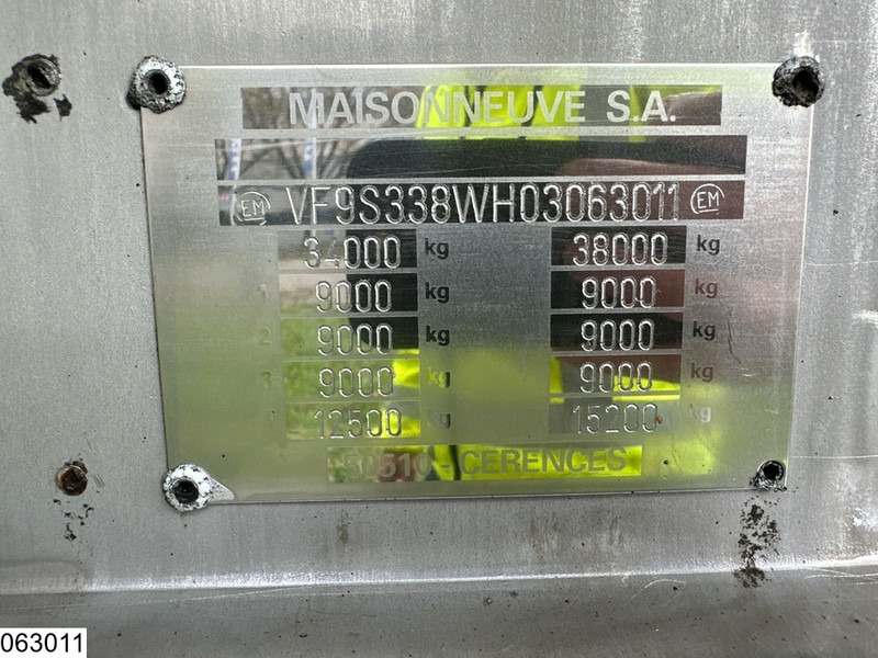 MAISONNEUVE Food 26,000 litres, 1 compartment - Tankauflieger: das Bild 4 MAISONNEUVE Food 26,000 litres, 1 compartment - Tankauflieger: das Bild 4