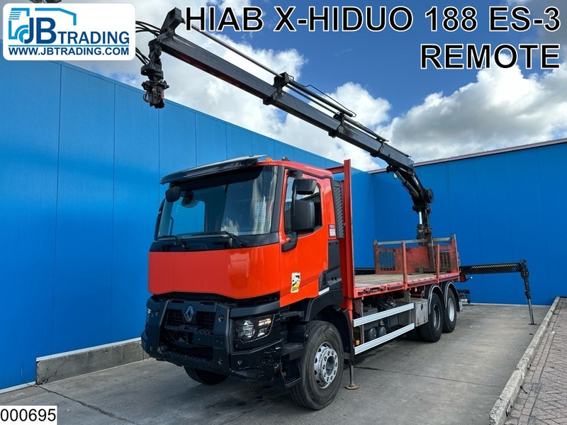 Renault C 430 EURO 6, Steel spring suspension, Hiab - Pritsche LKW, Autokran: das Bild 1 Renault C 430 EURO 6, Steel spring suspension, Hiab - Pritsche LKW, Autokran: das Bild 1