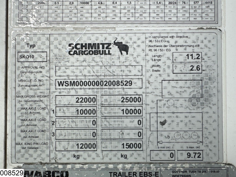 Schmitz Cargobull Koel vries Carrier, BAR Cargolift - Kühlkoffer Auflieger: das Bild 4 Schmitz Cargobull Koel vries Carrier, BAR Cargolift - Kühlkoffer Auflieger: das Bild 4